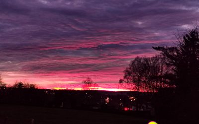 Dämmerung an der Talsperre